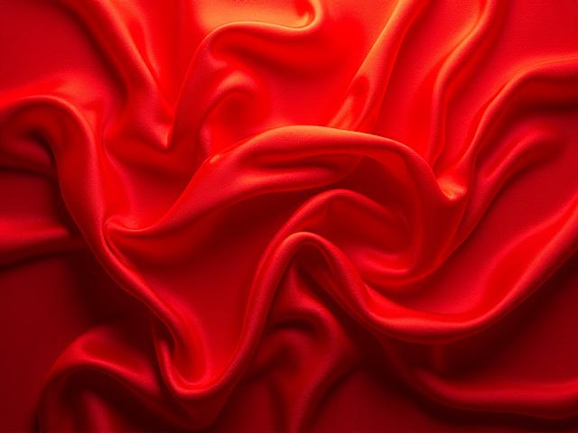 Rhapsody in Crimson Silk Scarf, bold crimson with flowing musical score design, luxurious satin silk.
